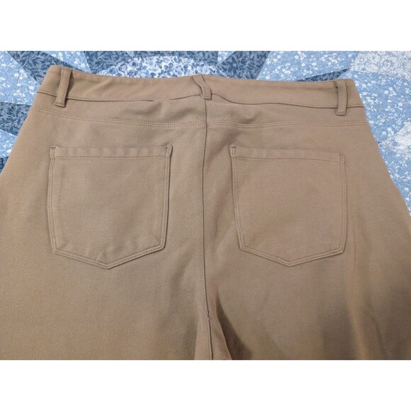 Coldwater Creek Slim Leg Khaki Pants Womens Size 8 Brown Twill Chino Jegging Fit - Picture 8 of 9